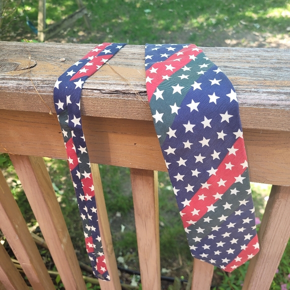 Structure Men’s Patriotic Silk Neck Tie - Picture 7 of 7